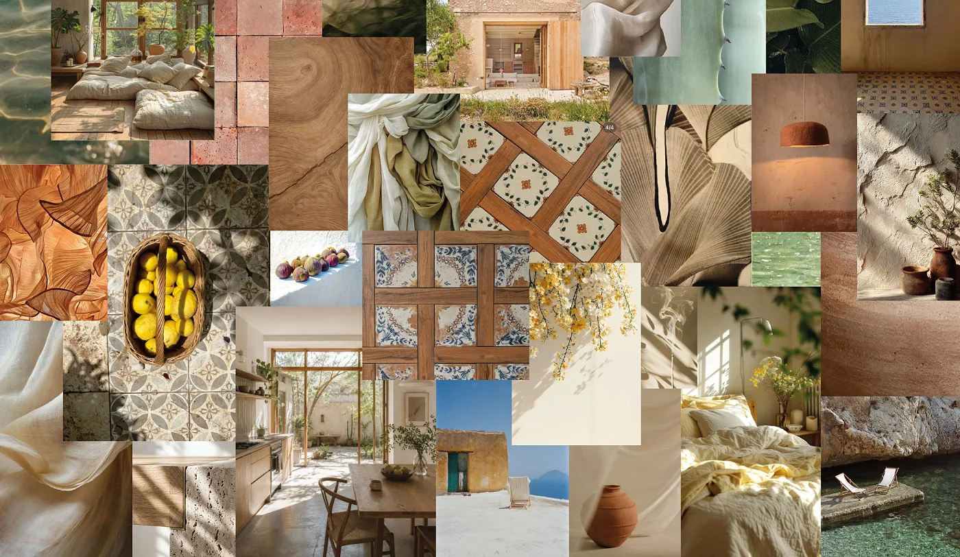 Moodboard de l'estudi